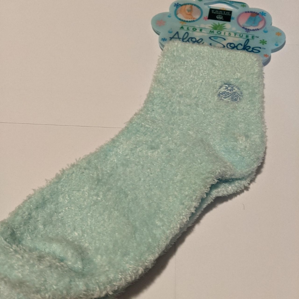 New Earth Origins Women's Aloe Aqua Hydrating Socks Size 9 - 11